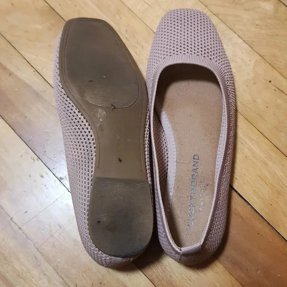 Lucky Brand Women's DANERIC Pink Lavender Ballet Flats - Picture 6 of 7